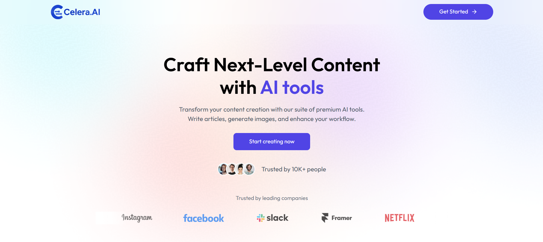 Full-stack AI SaaS Website